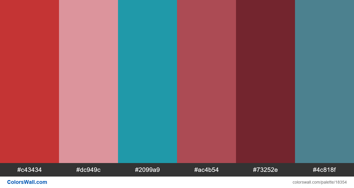 Illustration Inkscape Weekly Warm Up Colors Palette Colorswall
