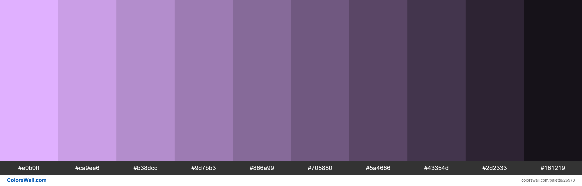 Shades Of Mauve Color E B FF Hex ColorsWall