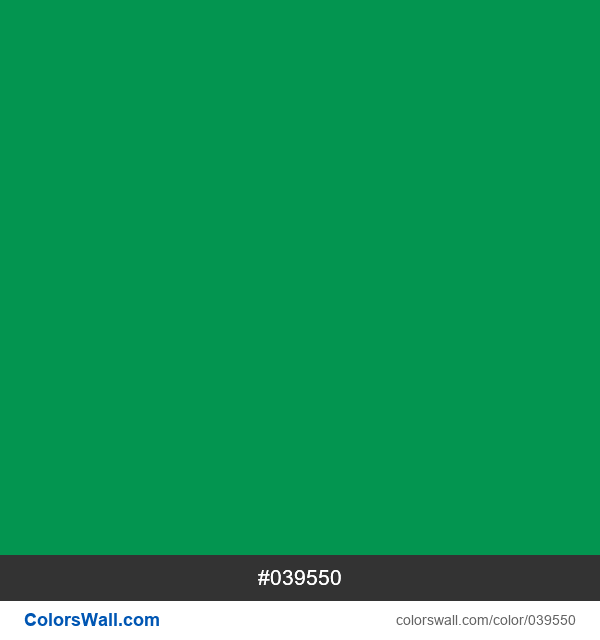 Изображение PNG цвета #039550 Spanish Green #039550 изображение цвета