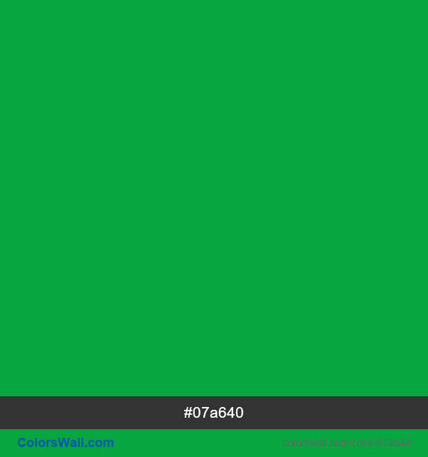 Изображение PNG цвета #07a640 #07a640 изображение цвета