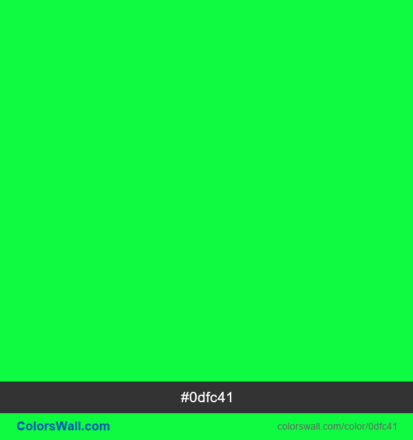 Imagen PNG de color #0dfc41 #0dfc41 imagen en color