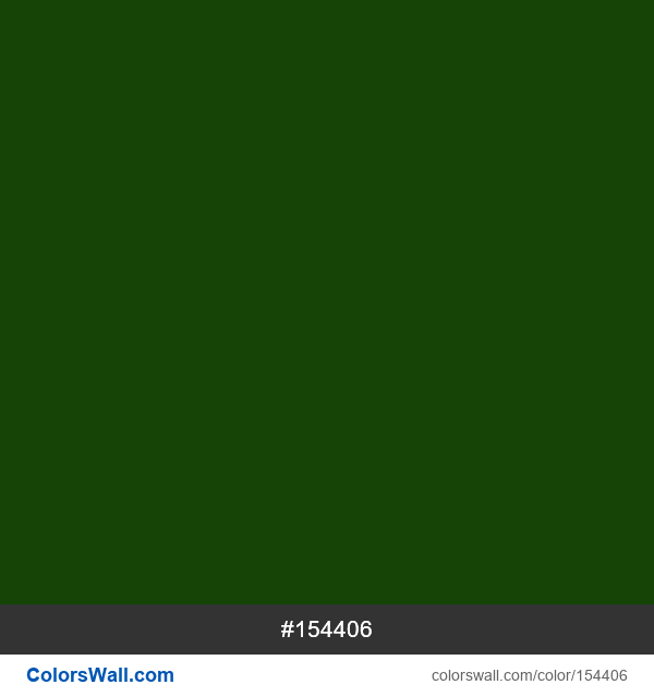 154406 HEX color Forest Green, forrest green information