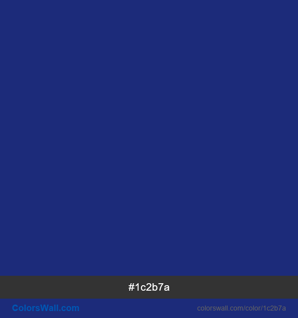 Immagine PNG di colore #1c2b7a #1c2b7a immagine a colori