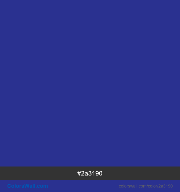 Imagem PNG de cor #2a3190 #2a3190 imagem colorida