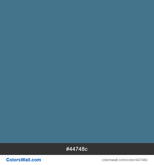 Imagen PNG de color #44748c Jelly Bean Blue #44748c imagen en color