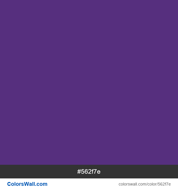 Amethyst Purple #562f7e color image