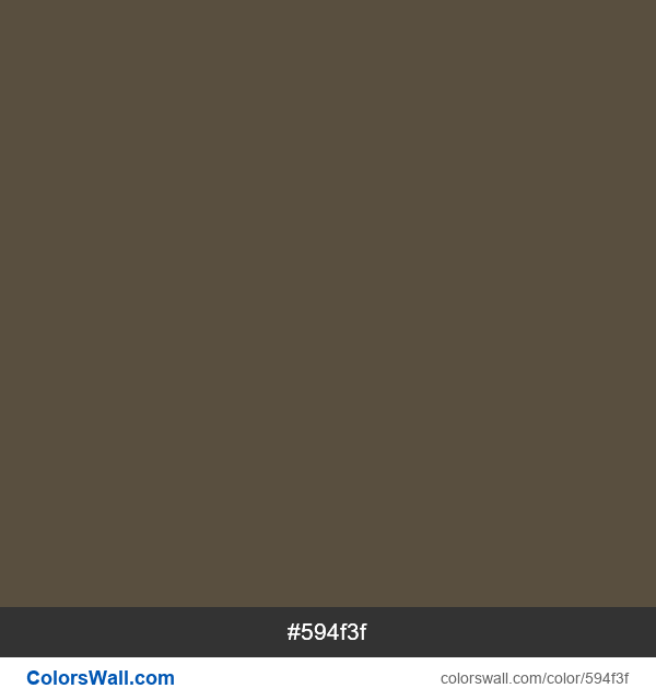 #594f3f Hex color Olive Drab Camouflage information | ColorsWall