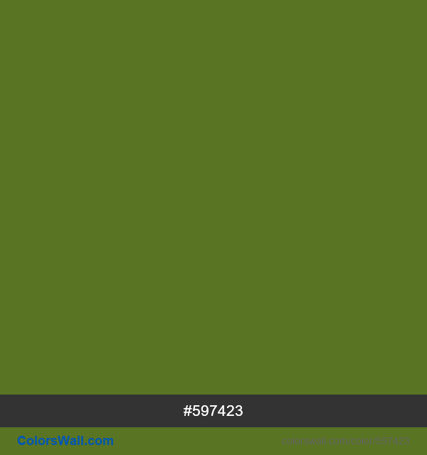 Изображение PNG цвета #597423 #597423 изображение цвета