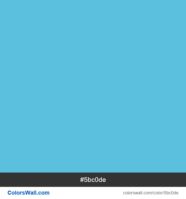 Info, light blue, Sea Capture #5bc0de color image