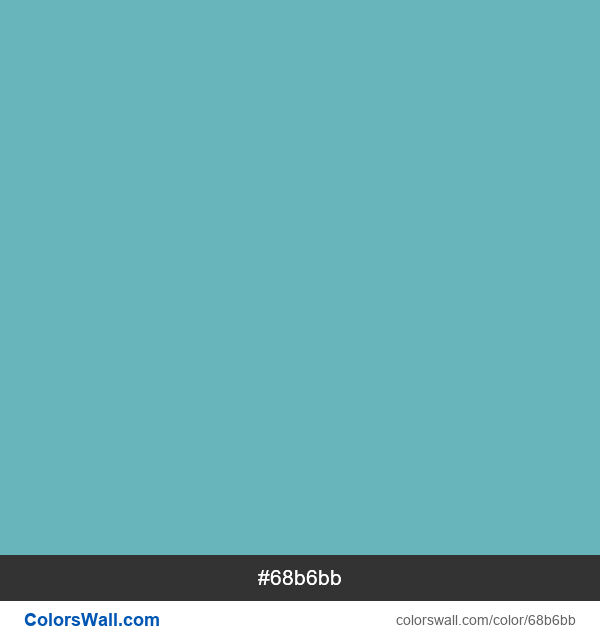  #68b6bb color image