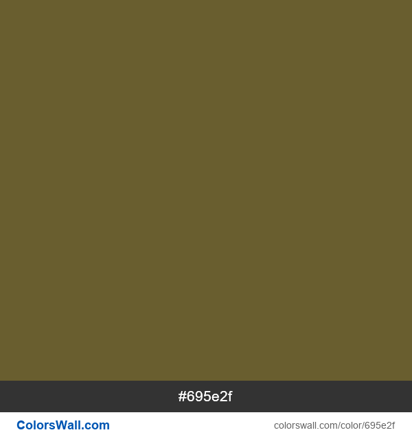 #695e2f Hex color Mustard Green | ColorsWall