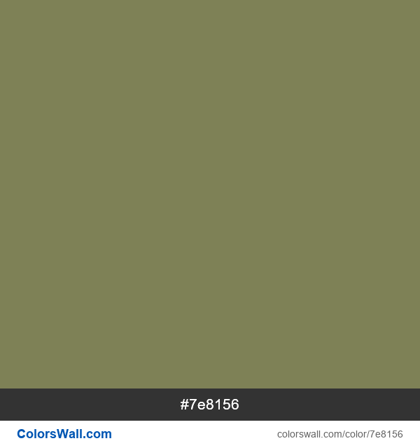Imagen PNG de color #7e8156 #7e8156 imagen en color