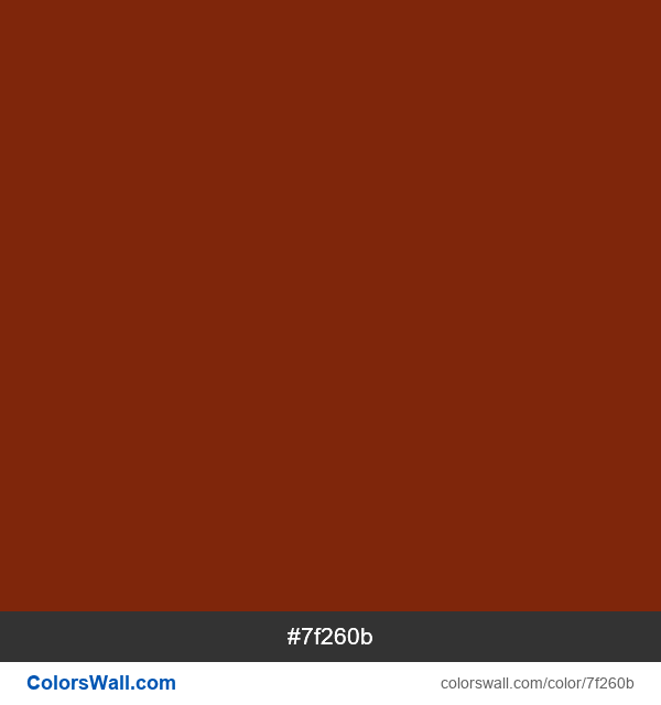 PNG image of #7f260b color #7f260b color image