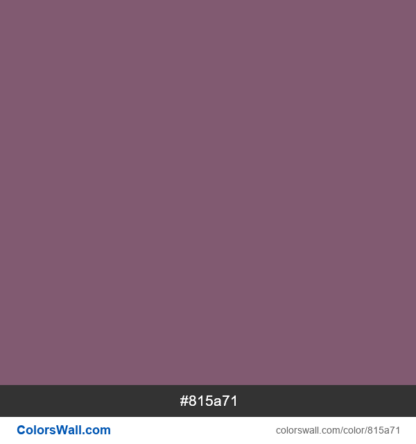 Gambar PNG warna #815a71 #815a71 gambar warna