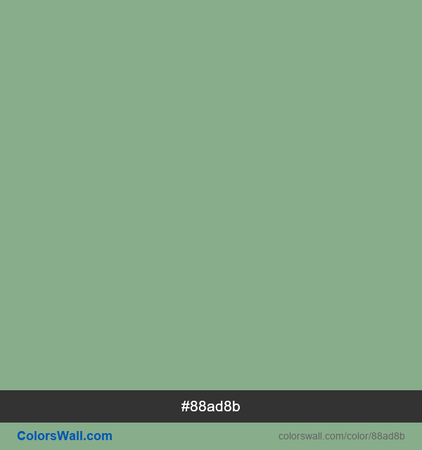 Imagen PNG de color #88ad8b #88ad8b imagen en color