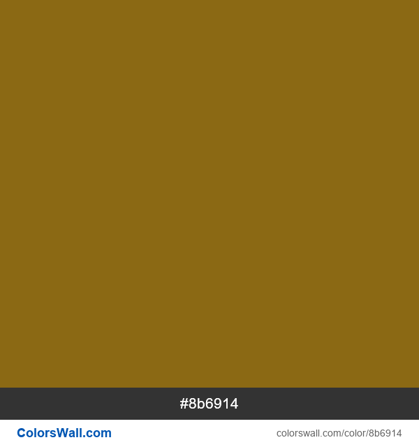 goldenrod4 #8b6914 gambar warna