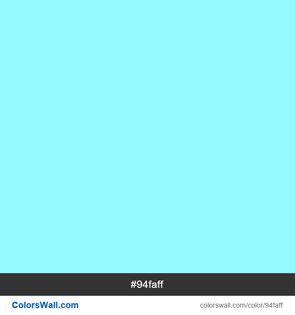 #94faff 顏色的 PNG 影像 #94faff 彩色影像
