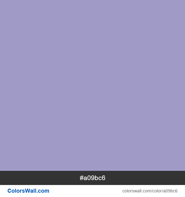 Cosmo Purple #a09bc6 color image