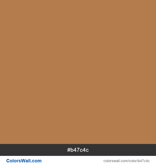 Brown Sugar #b47c4c color image