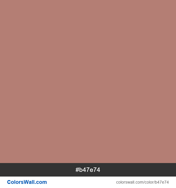PNG image of #b47e74 color #b47e74 color image