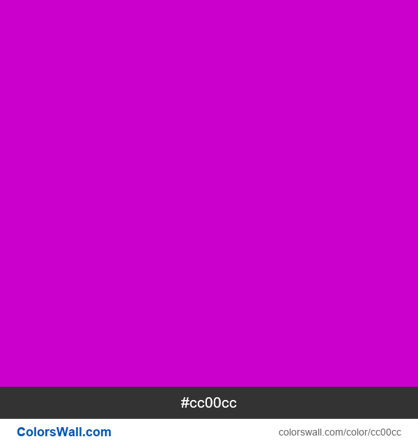 Obraz PNG w kolorze #cc00cc Screaming Magenta, Deep magenta #cc00cc kolorowy obraz
