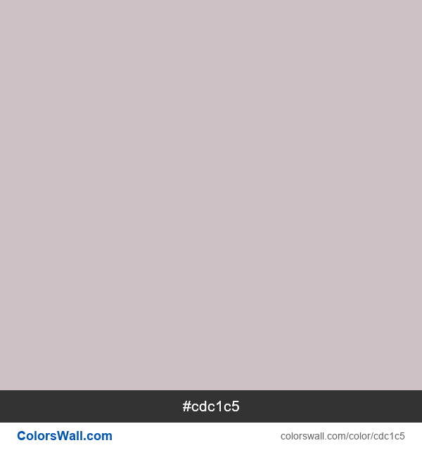 lavenderblush3 #cdc1c5 color image