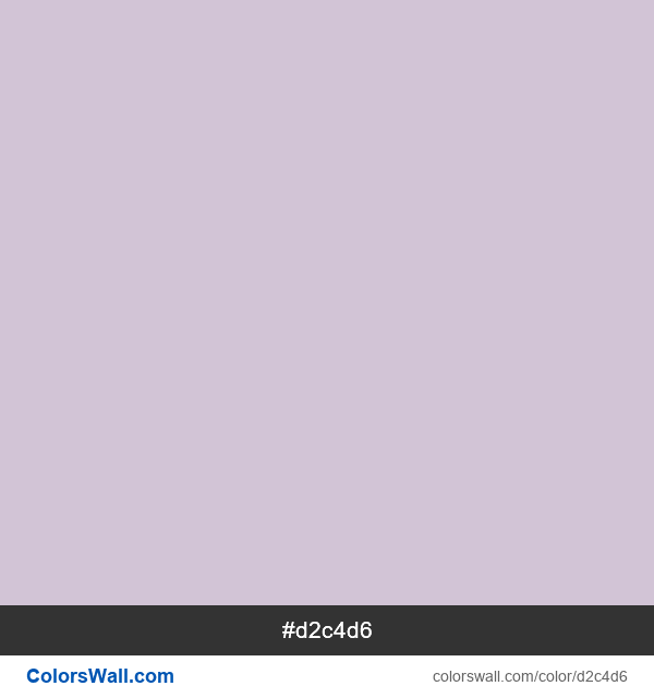 d2c4d6 HEX color Lavender Fog information