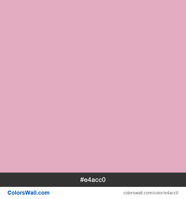  #e4acc0 color image