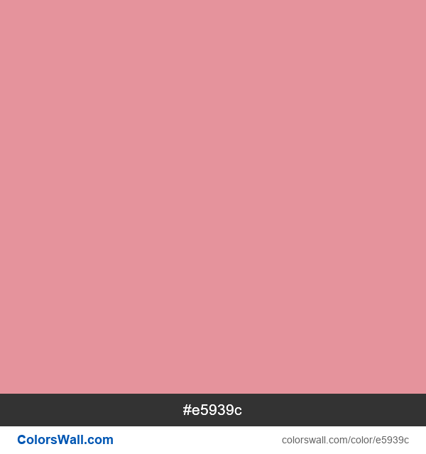 Ruddy Pink #e5939c color image