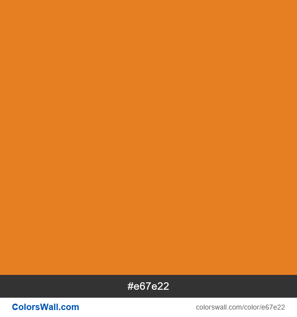 Carrot, orange #e67e22 color image