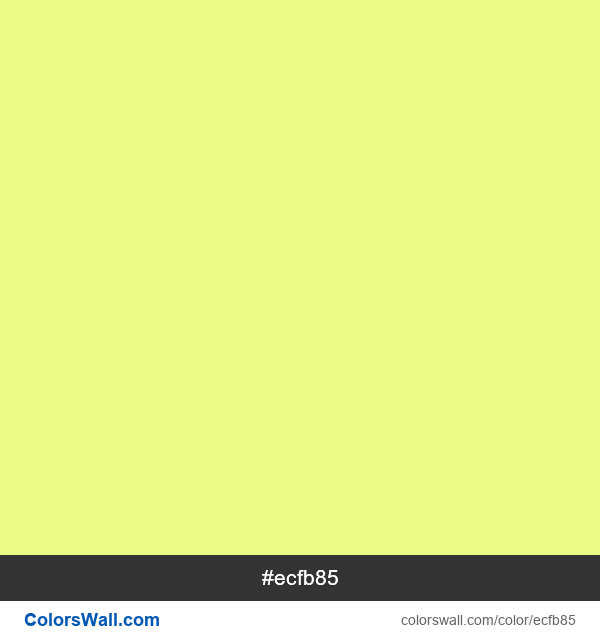PNG image of #ecfb85 color #ecfb85 color image