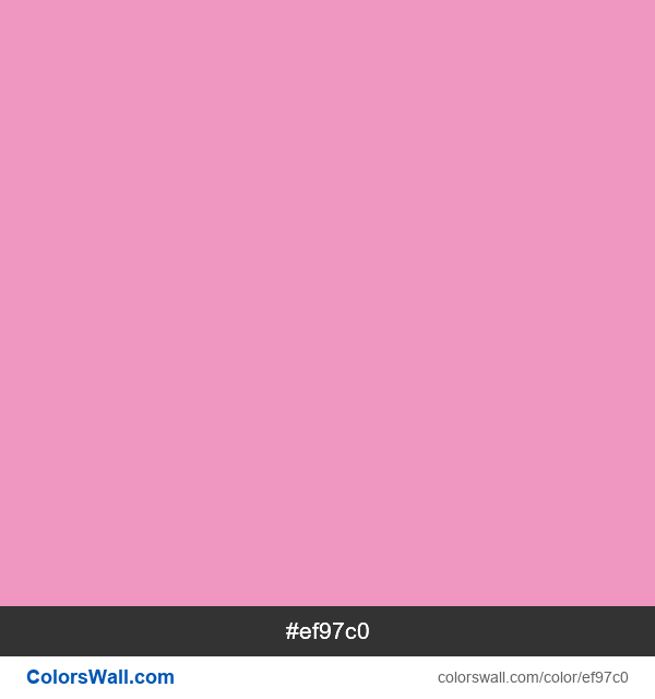 Gambar PNG warna #ef97c0 Pastel Magenta #ef97c0 gambar warna