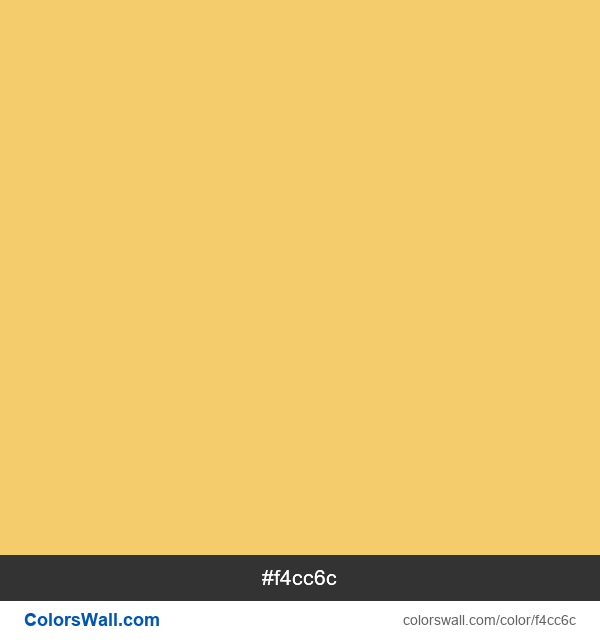 Orange-Yellow (Crayola) #f4cc6c color image
