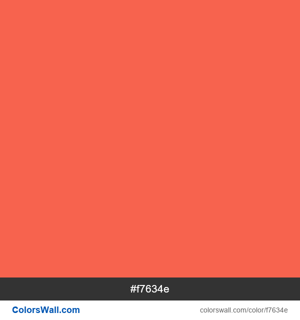 PNG image of #f7634e color #f7634e color image
