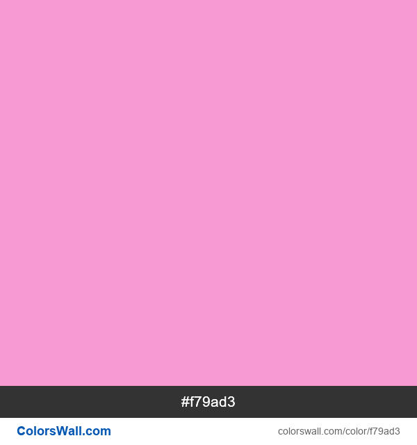 Pale Magenta-Pink #f79ad3 color image