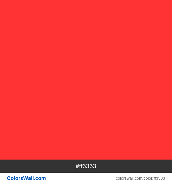 Pelati, Red Orange #ff3333 color image