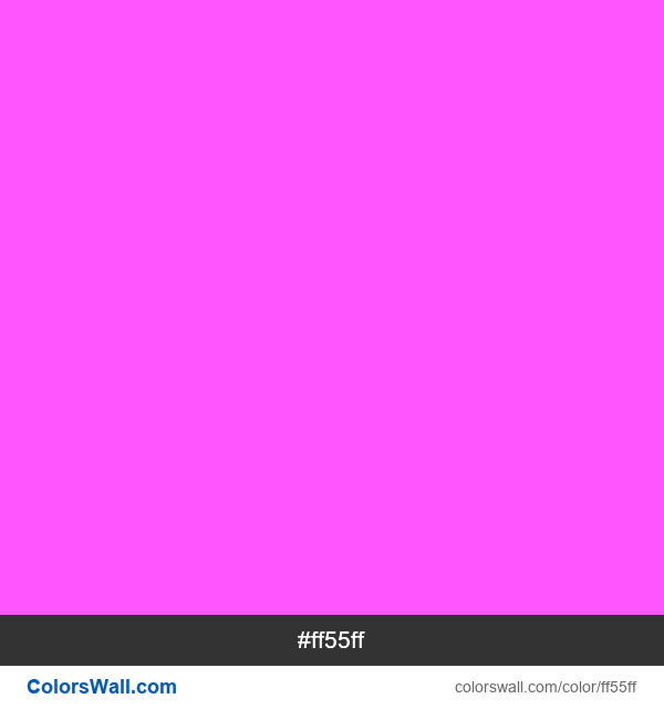 Ultimate Pink, &d Light Purple #ff55ff зображення кольору