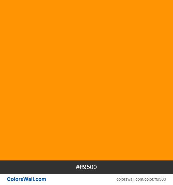 Bakery, Orange, Warning #ff9500 color image