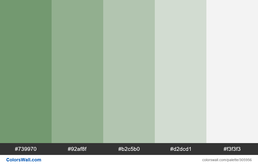 Alien Green colors palette - ColorsWall