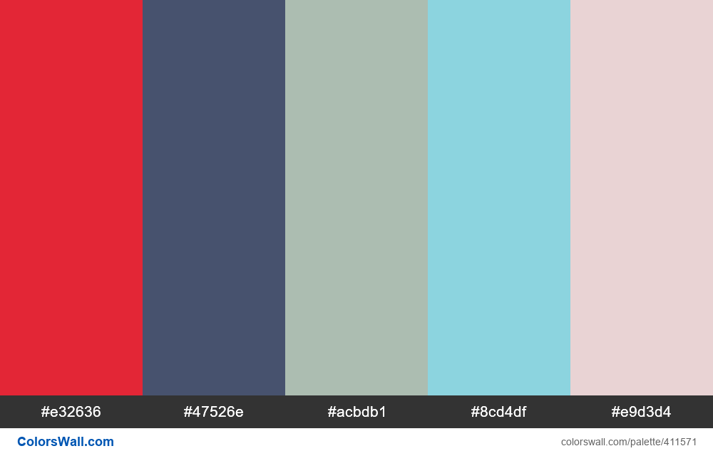 Alizarin Crimson, East Bay, Rainsong palette - #411571