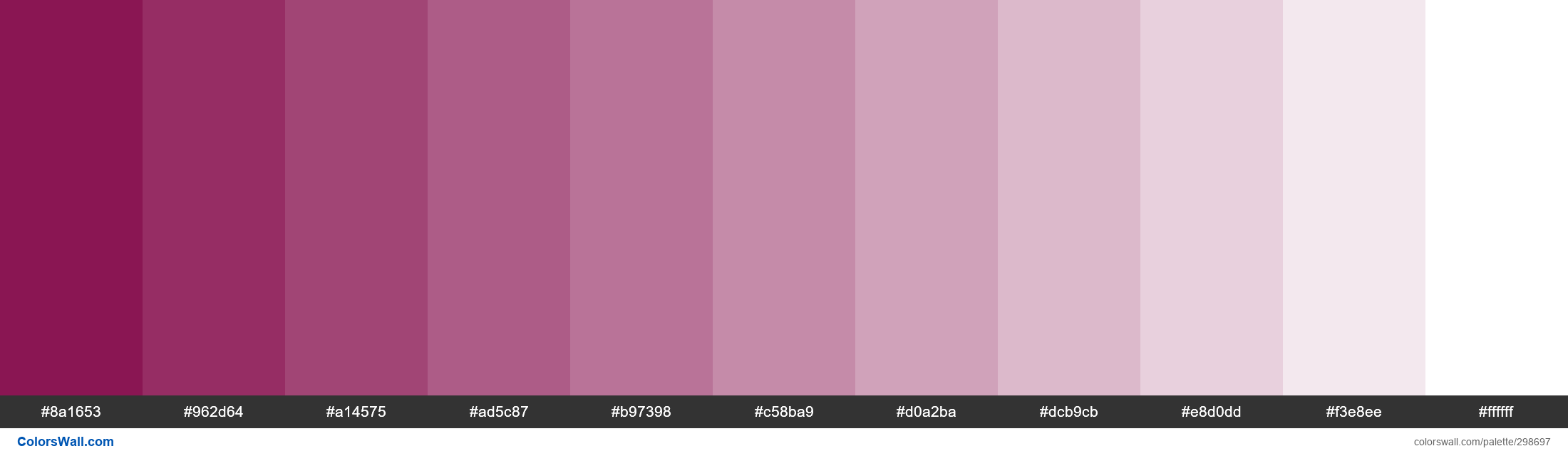 Angry Beet colors palette - ColorsWall