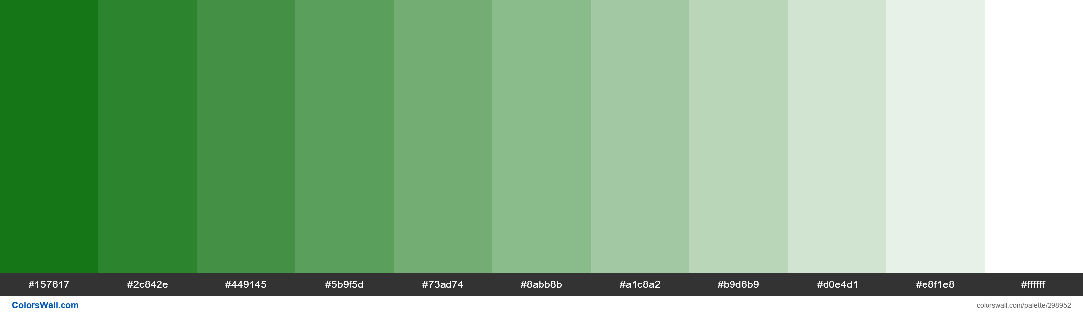 Angry Grass colors palette - ColorsWall