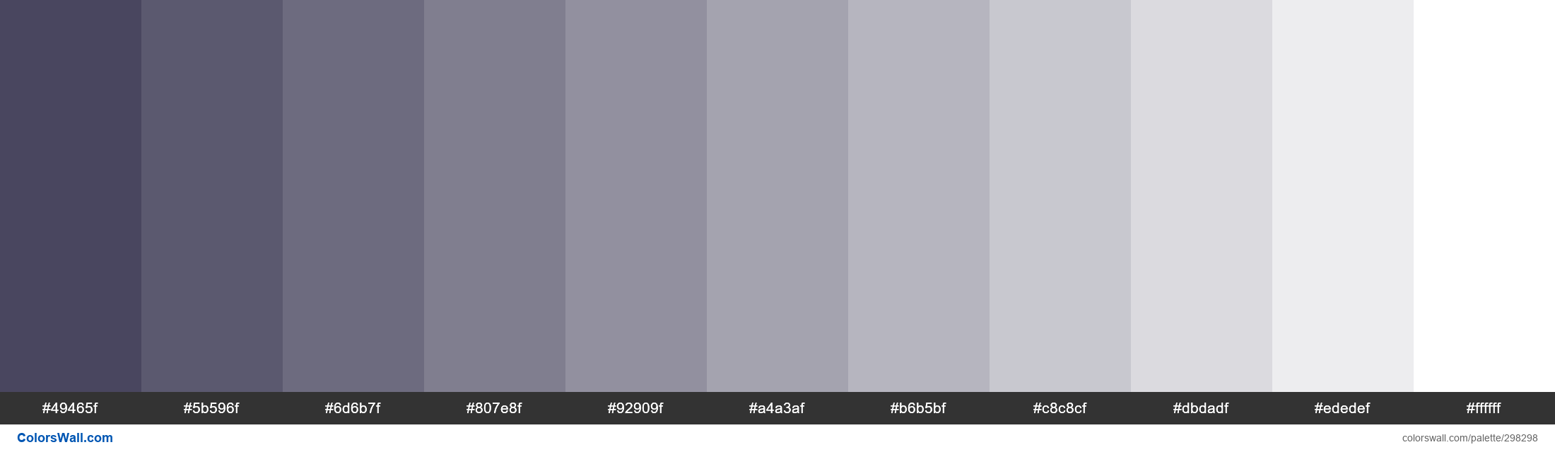 Angry Midnight colors palette - ColorsWall