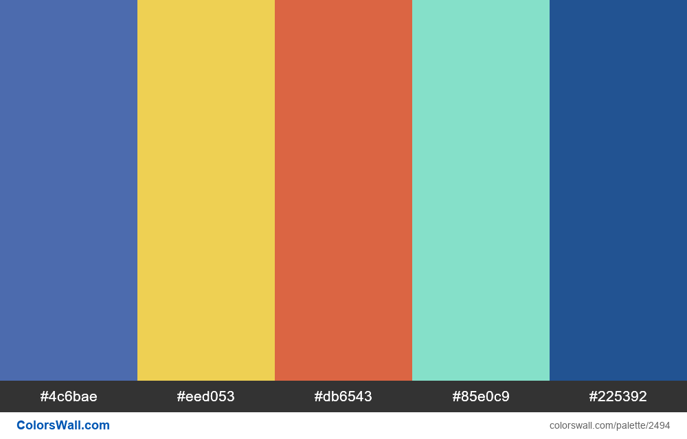 @colorswall palette #1496 | ColorsWall