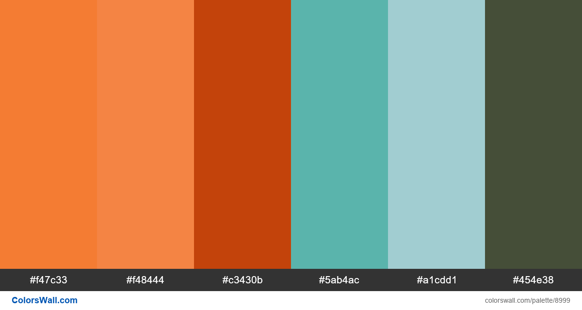 Beach travel agency ux palette - ColorsWall