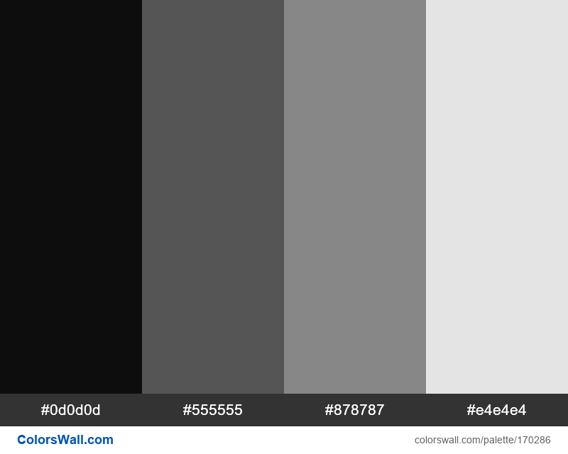 BLACK - Apple colors palette - ColorsWall