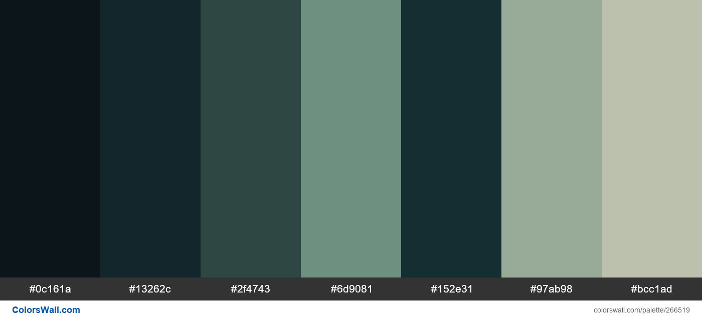 navy blue shades colors palette - ColorsWall