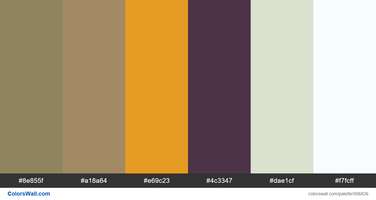 Boa, Historic Town, Clarified Butter, Loulou palette - #506826