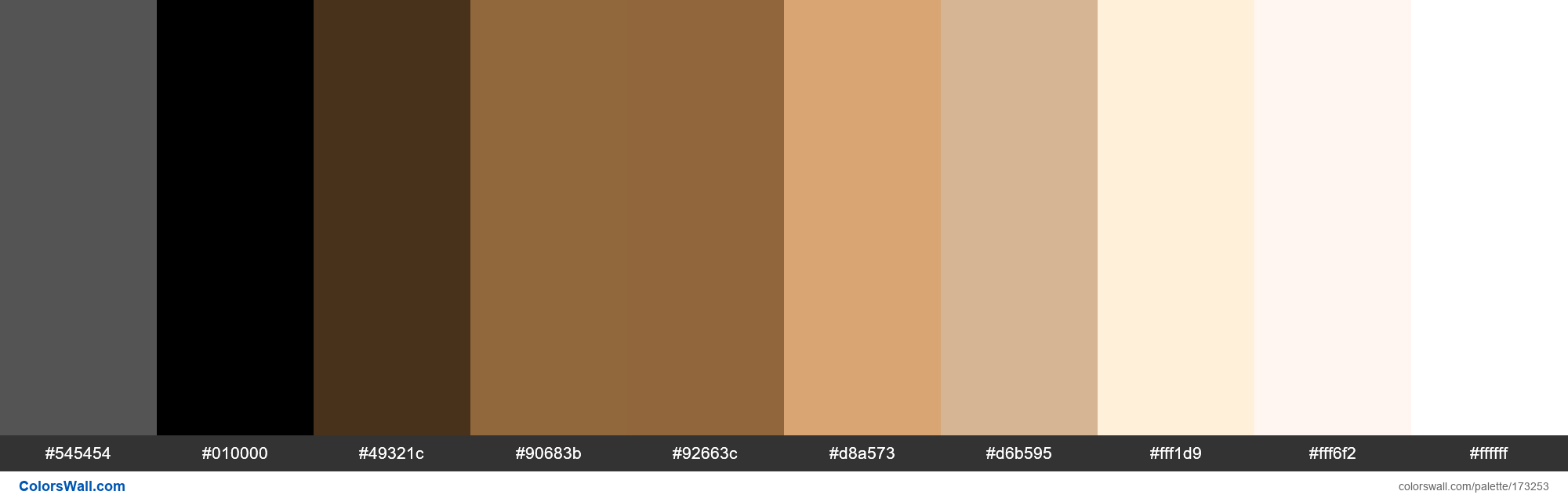 16 Brown Color Palettes Curated Collection Of Color Palettes | vlr.eng.br