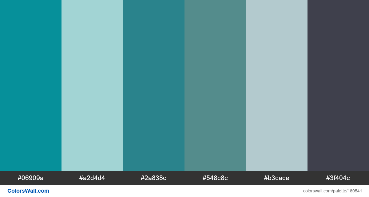 Business company profile portfolio brand colors palette - ColorsWall